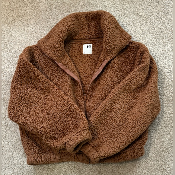 SO zip up sherpa jacket size juniors small 
Excellent condition - Picture 1 of 1